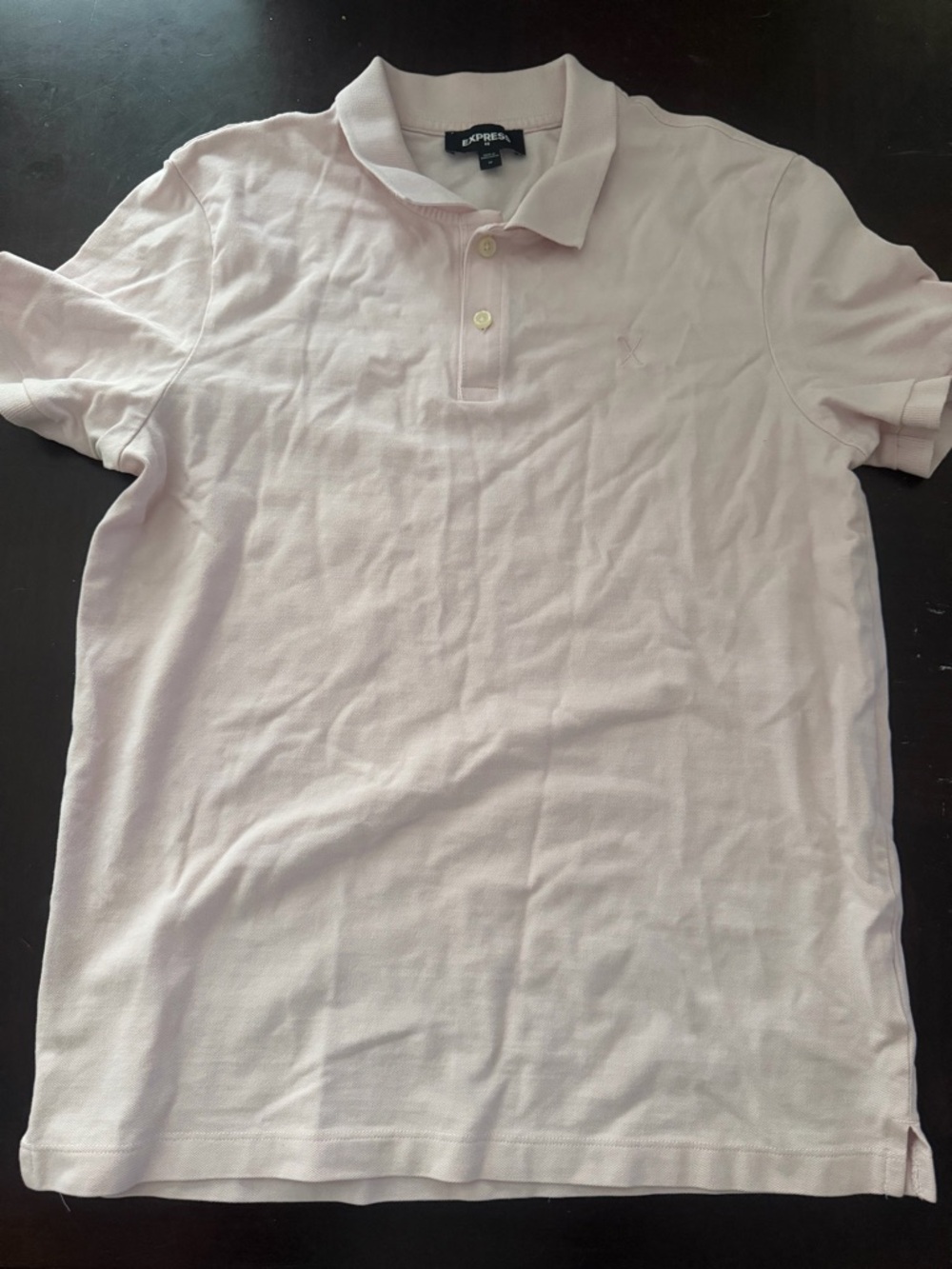 Express Men’s Light Pink Short-Sleeve Polo
